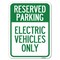 Signmission For Electrical Cars Reserved Parking Electric Vehicles Only Parking, A-1824-23948 A-1824-23948 - alternate 1